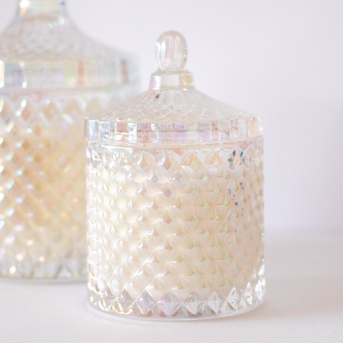 Geo Luxe Candle - Holographic
