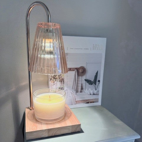 Candle Warmer Lamp - Amber