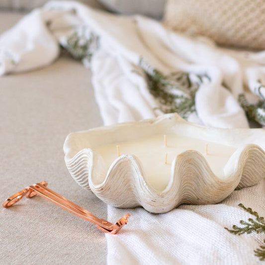 Coastal Clamshell Candle