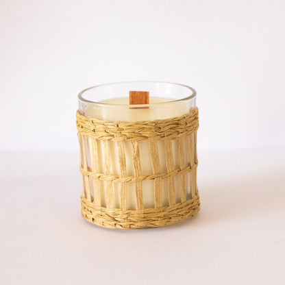 Rattan Candle