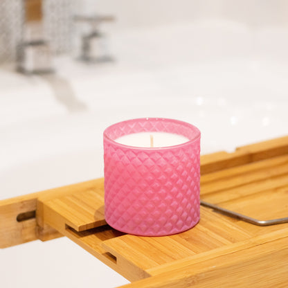 Geo Luxe Candle - Pink