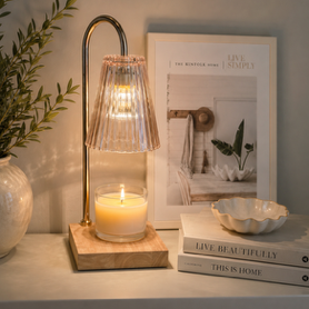 Candle Warmer Lamp - Amber
