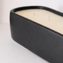 Baguette Centrepiece Candle Black